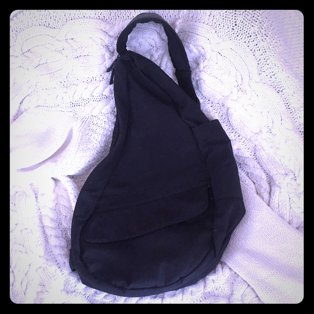 LLBean asymmetrical tote